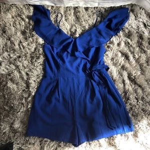 ROMPER! Royal blue romper